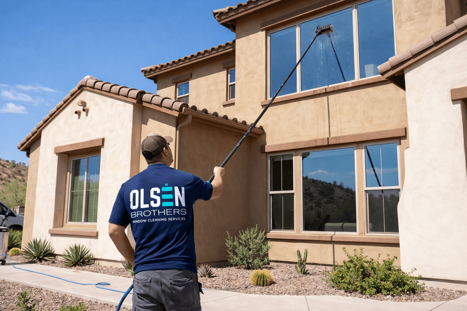 Olsen Brothers Window Cleaning team — East Valley family-owned crew