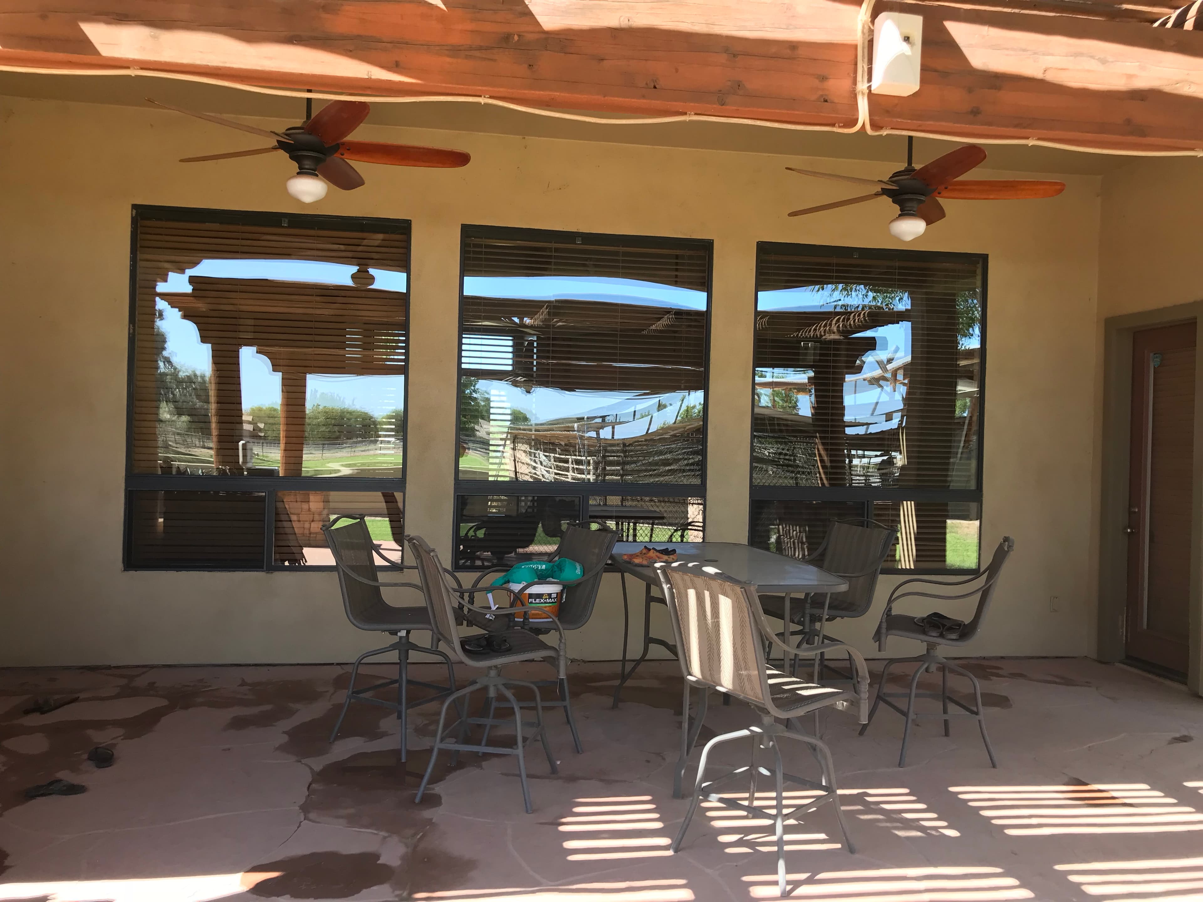 Rooftop solar and desert sky — San Tan Valley homes on Olsen Brothers routes